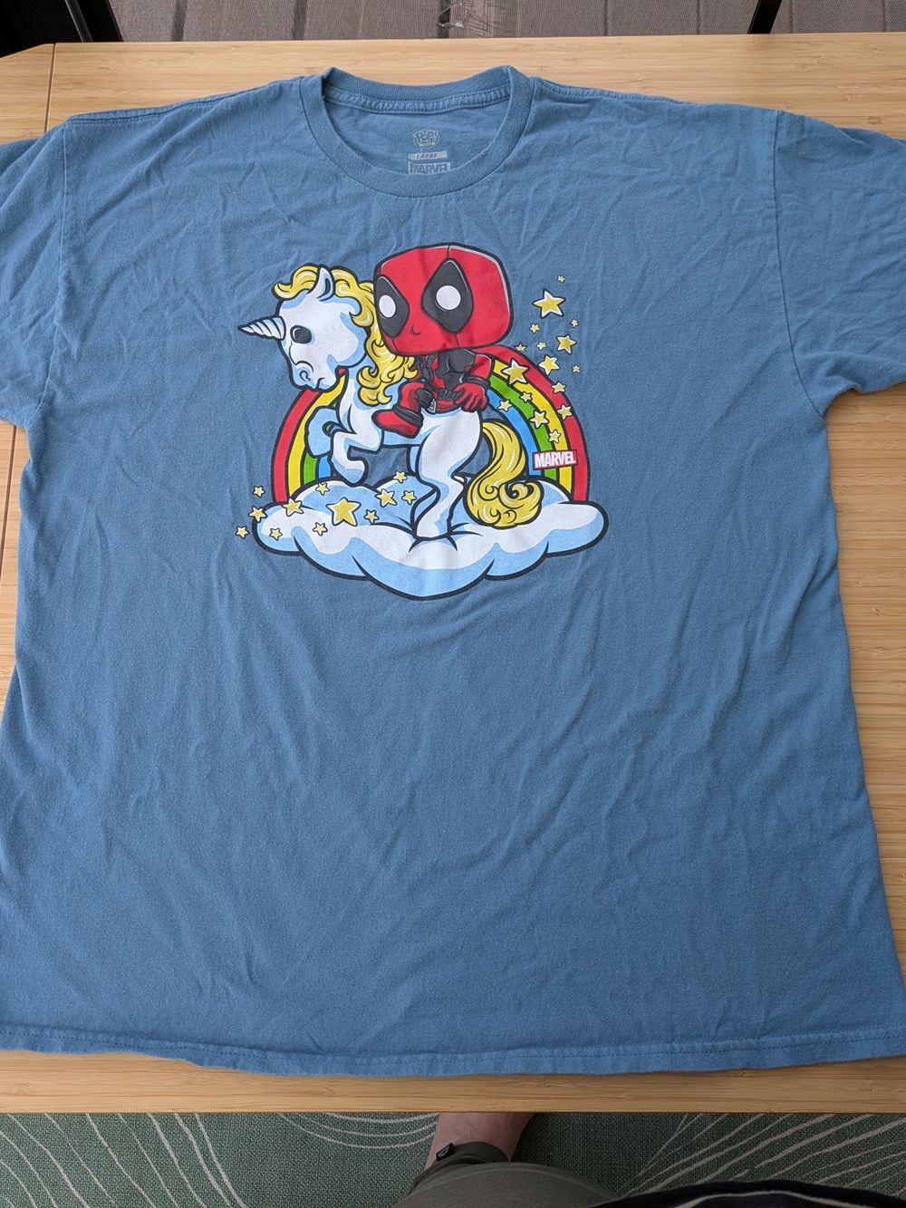 Graphic Tee - DeadPool with Unicorn (Marvel)